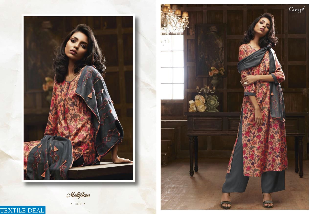 Ganga Melliflous Wholesale Causal Salwar suits